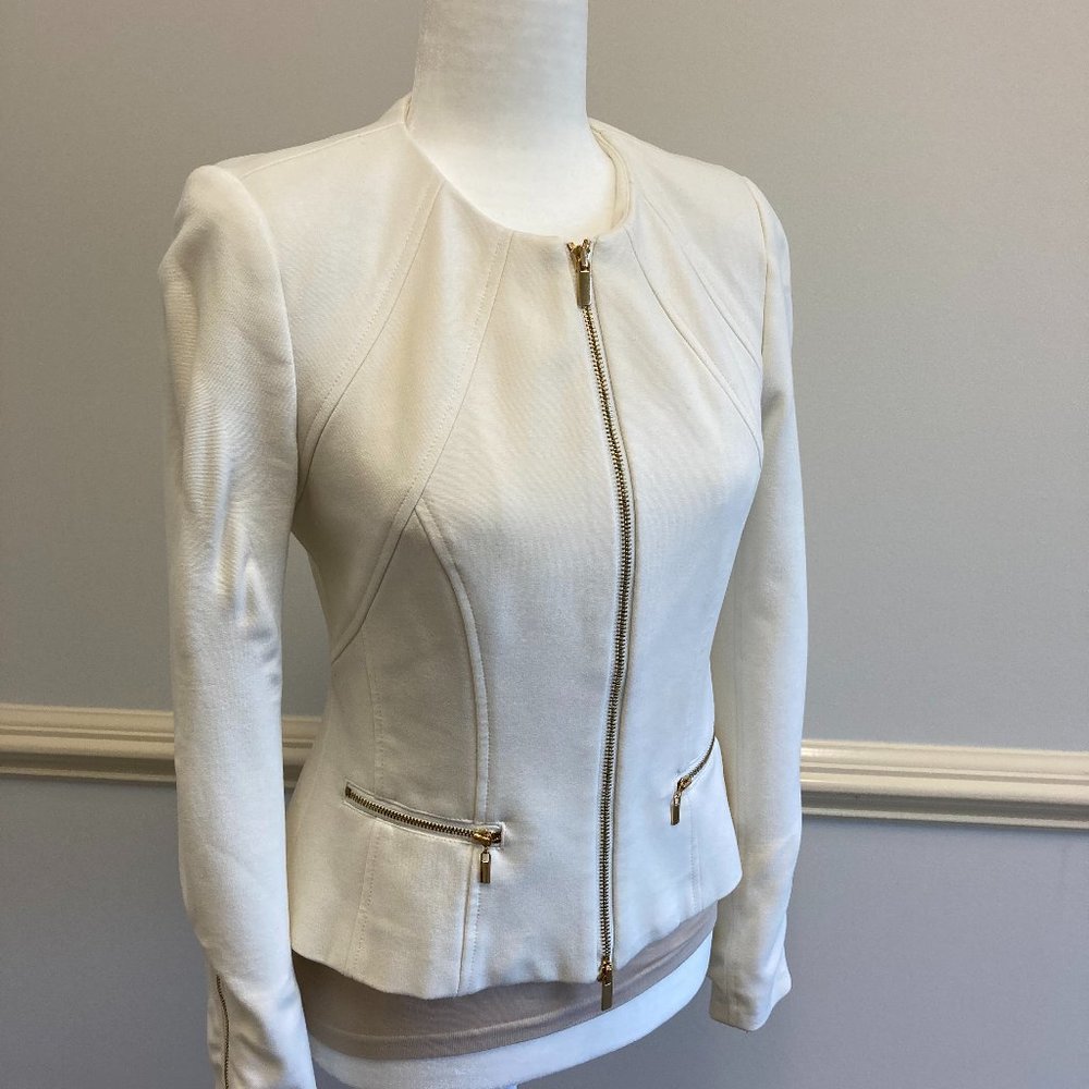 Cream suit